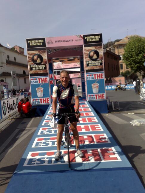Arie op startpodium van tijdrit in Sestri Levante